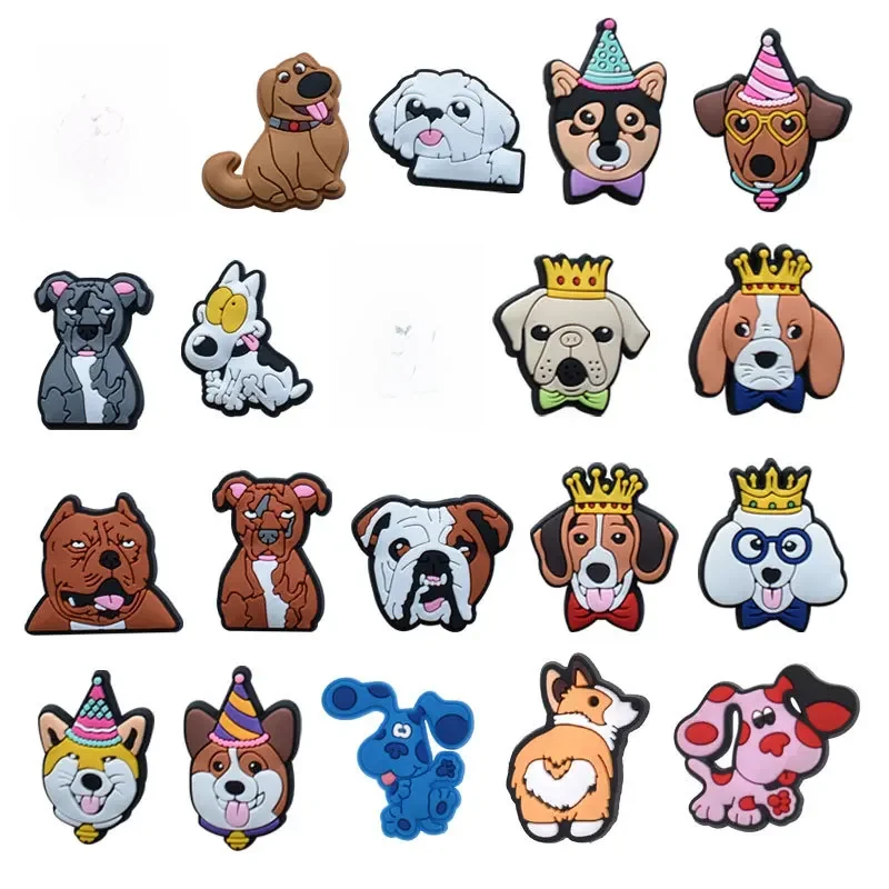 Breloques de chaussures d'anniversaire pour chien, épingle pour Crocs, accessoires, sabots, diapositives à bulles, décoration de chaussures, bricolage, cadeaux de fête pour femmes