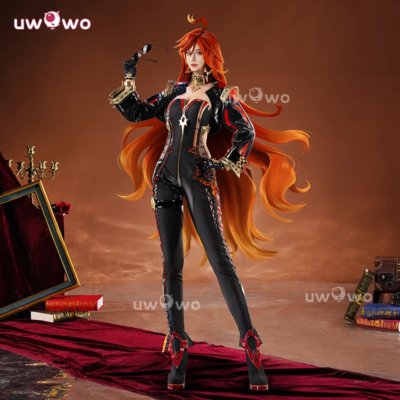 UWOWO Collab Series:Mavuika Cosplay Game Genshin Impact Mavuika Pyro Archon Cosplay Costume New Outfit Halloween Costume