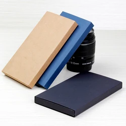 50Pack Mobile Phone Case Kraft Paper Packaging Box for iphone X/S/13Pro Max Kraft Paper Box Drawer Slide Cardboard Box Supplies