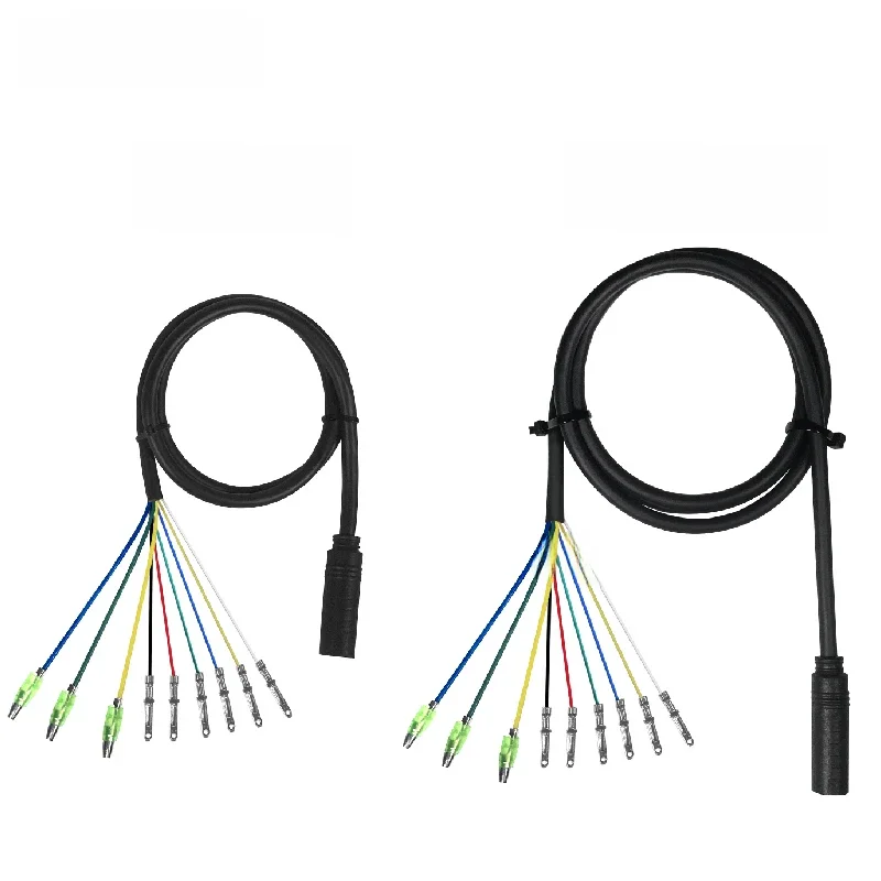 AliExpress ZEMAKE 9 Pin Julet Wheel Hub Motor Cable E-bike motor Extension cable Ebike Motor Cable Electric bike Accessories zemake brand