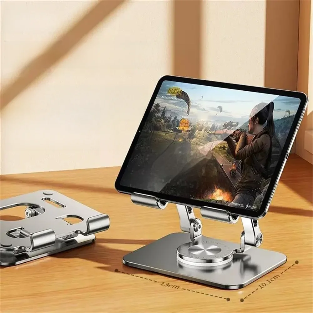 Uchwyt do laptopa Uchwyt do tabletu na telefon komórkowy Wielofunkcyjny uchwyt na biurko ze stopu aluminium, składany o 360 stopni — zdjęcie 2