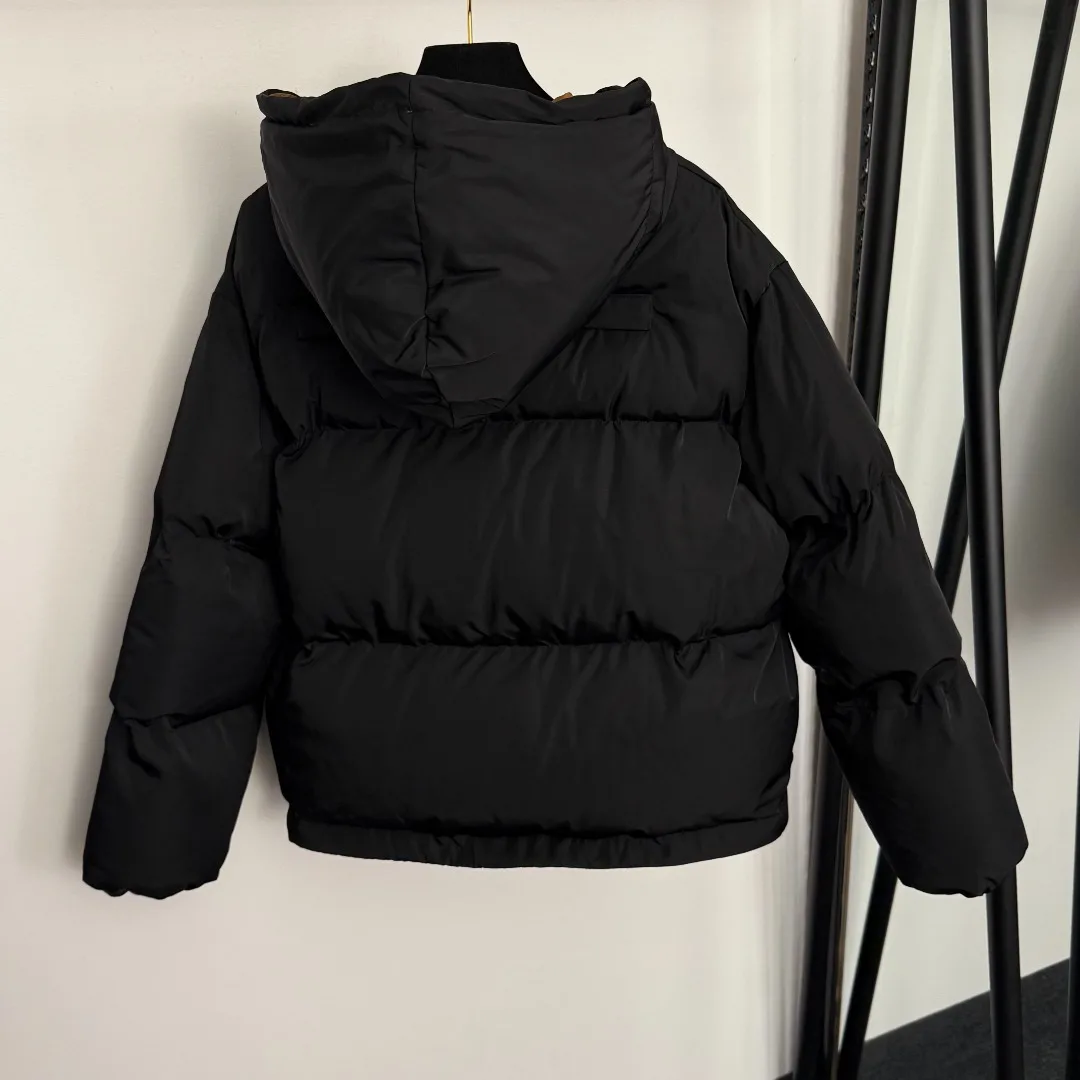 

25 Autumn-Winter New Style Hooded Cotton Jacket for Women, Long-Sleeved, Trendy, Casual, Warm, Simple Style Cotton Jacket