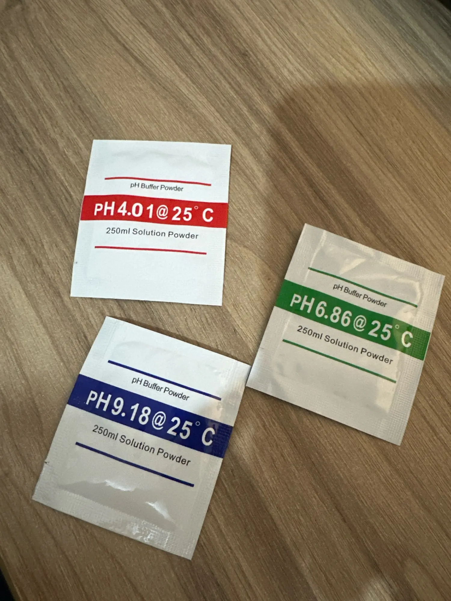 3/15pcs/set PH Standard Solution PH Meter Calibration Powder PH Standard Powder PH4.01 PH6.86 PH9.18 photo review