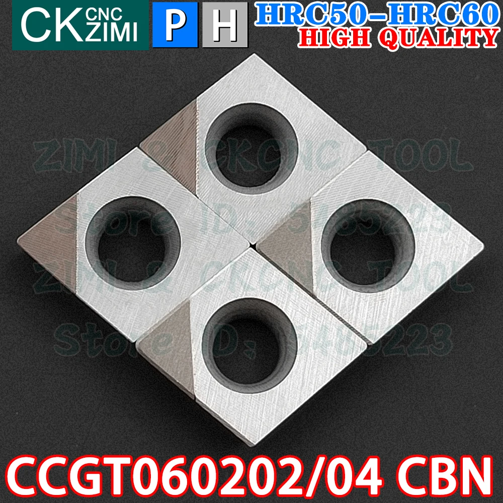 CCGT060202 CBN CCGT060204 CBN Inserts Boron Nitride Inserts Turning Inserts Tools CCGT CNC Metal Lathe Tools for Hardened Steel