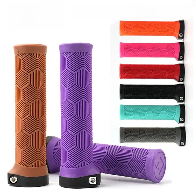 AliExpress Odi Rubber bicycle grips purple brown pink orange black 22mm MTB Ergonomic handlebar grips for dirt pit bmx Mountain bike grips