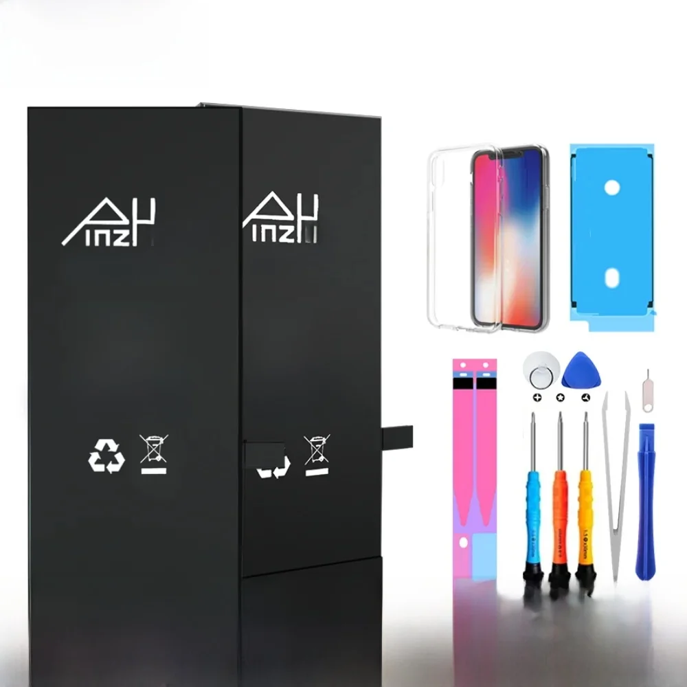 PINZHENG Prawdziwa bateria o dużej pojemności do iPhone'a 8 SE2020 6 6S 7 8Plus X Xs Max Xr Baterie zamienne do telefonu Gwarancja jeden rok — zdjęcie 2