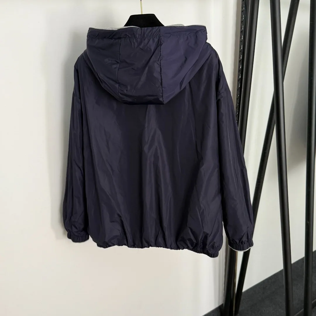 

2025 Autumn New Women's Casual Suit Long Sleeve Hooded Zipper Jacket Elastic Waist Short Half Skirt