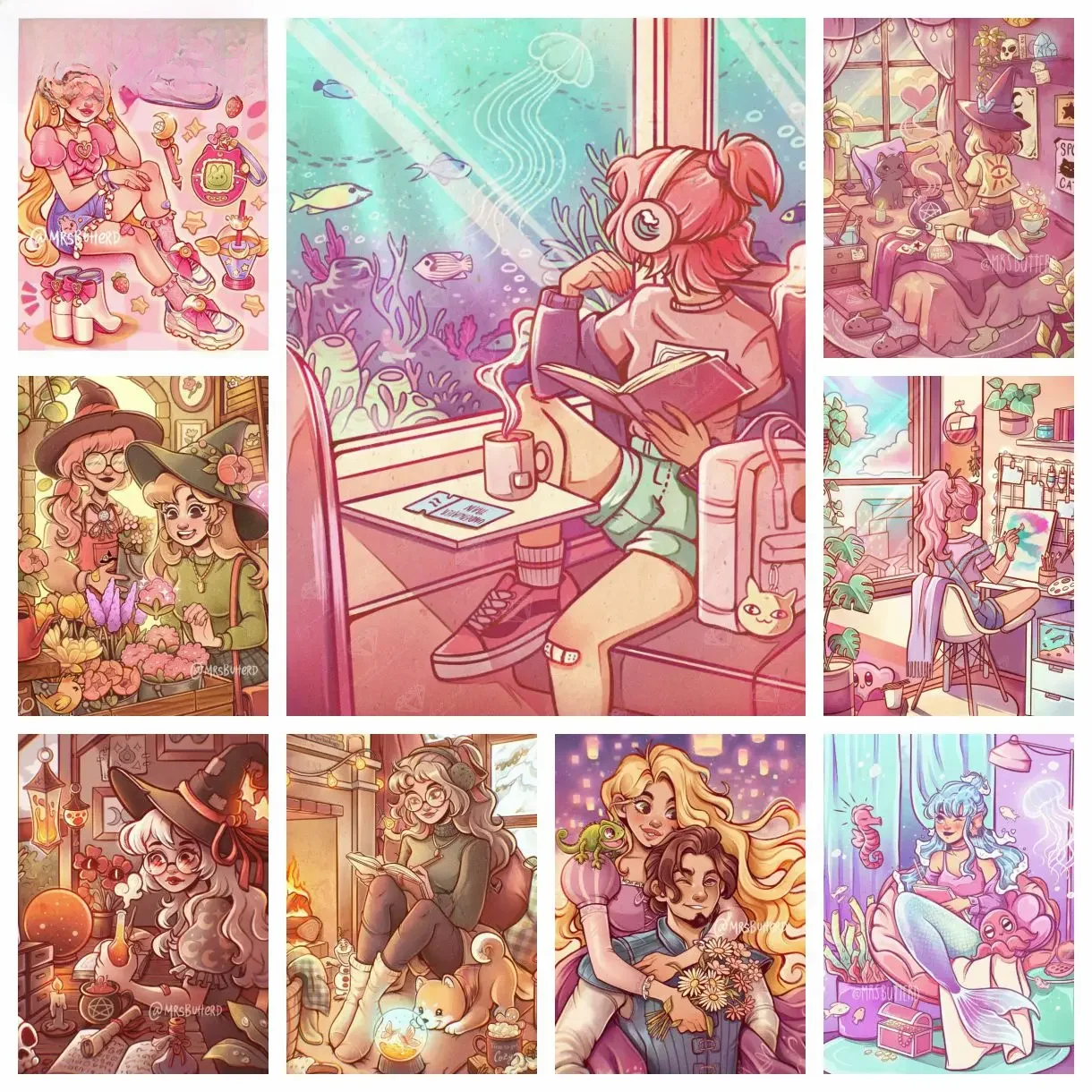 Niedliche Cartoon Mädchen 5d DIY Diamant Malerei rosa Sinn Strass Kreuz stich Kit Handwerk Mosaik