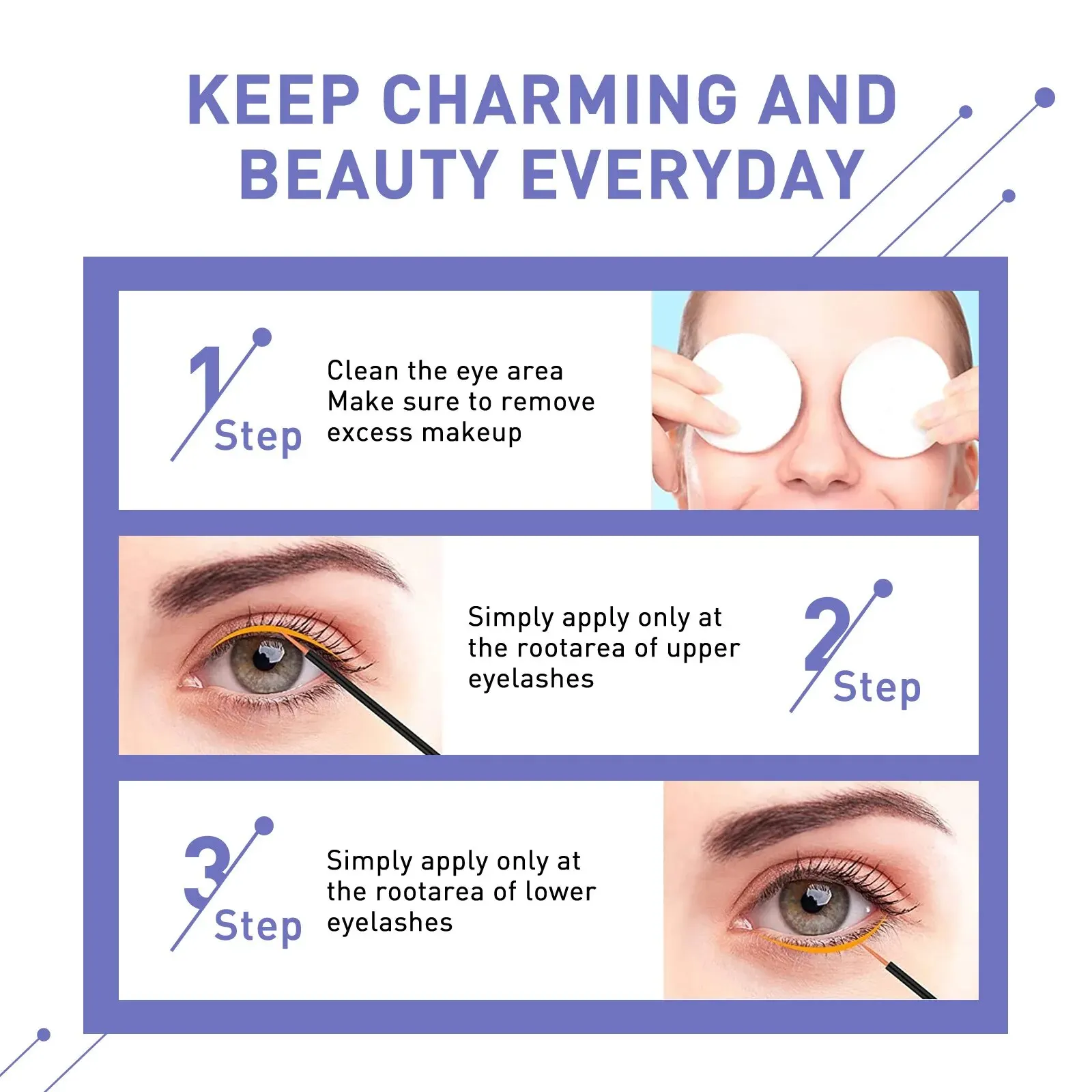 Aceite esencial para el crecimiento de pestañas, líquido nutritivo para Realce efectivo, levantamiento de pestañas gruesas, potenciador más largo, suero para el crecimiento de cejas, 10ml