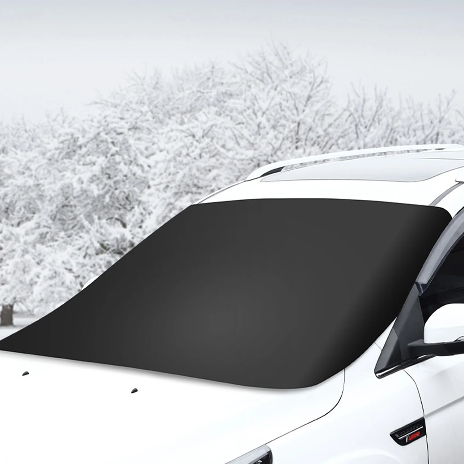 Capa de neve do carro com ímãs pára-sol capa pára-brisa do carro sombra protetor à prova dwaterproof água capa para o inverno carro pára-brisas capa