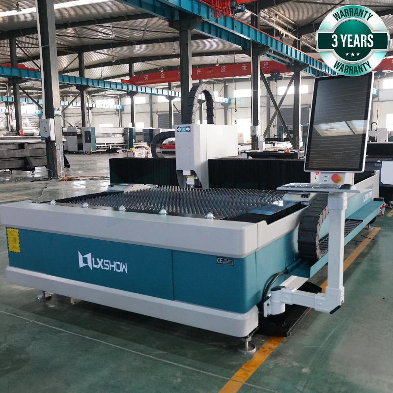 Máquina de corte do laser do ferro de aço inoxidável, fibra Raycus grande formato, projeto novo, velocidade rápida, 2000W, 3000W, 6000W