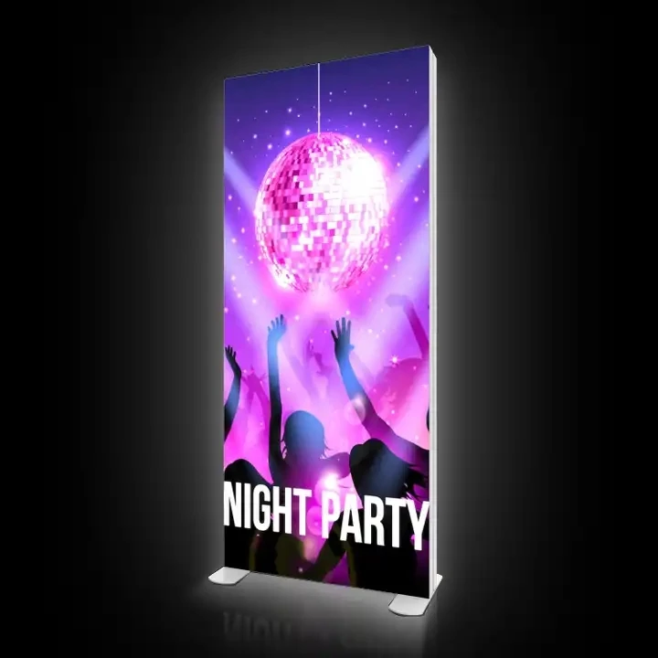 

Advertising Durable Aluminum SEG Portable Backlit 10x10 Booth Exhibition Fashion Custom Print Light Box Display Trade Show Booth