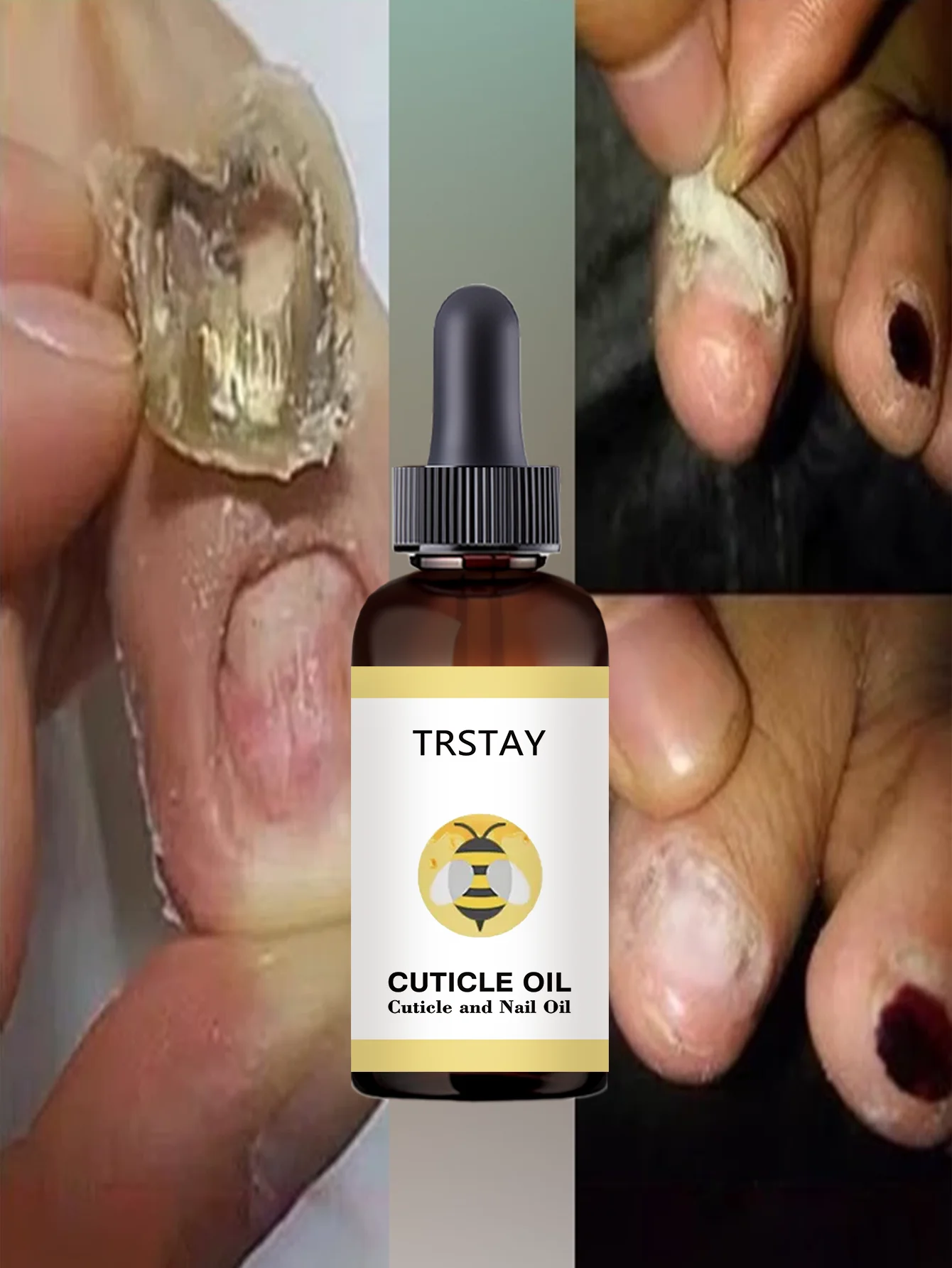 Natural Essential Oil Cuticle Care Treatment Repair Dry Hard Edges Moisturize Soften Nails Strengthener Mild Formula Smoothening - Image 2