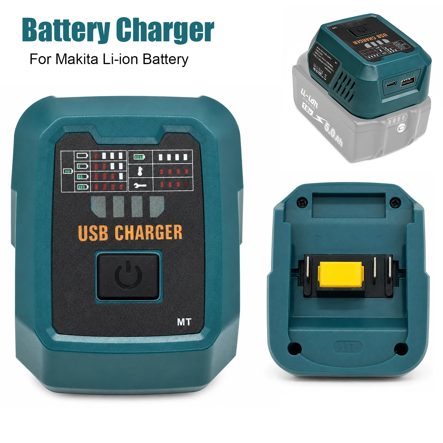NEW Upgraded 100W Fast Charging Station for Makita 18V Battery Portable Power