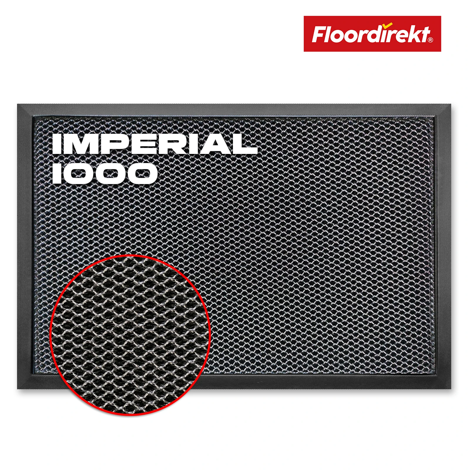 Fußmatte Imperial 1000 | für Innen & Außen | Schmutzfangmatte in verschiedenen Größen und Farben | rutschfest & strapazierfähig