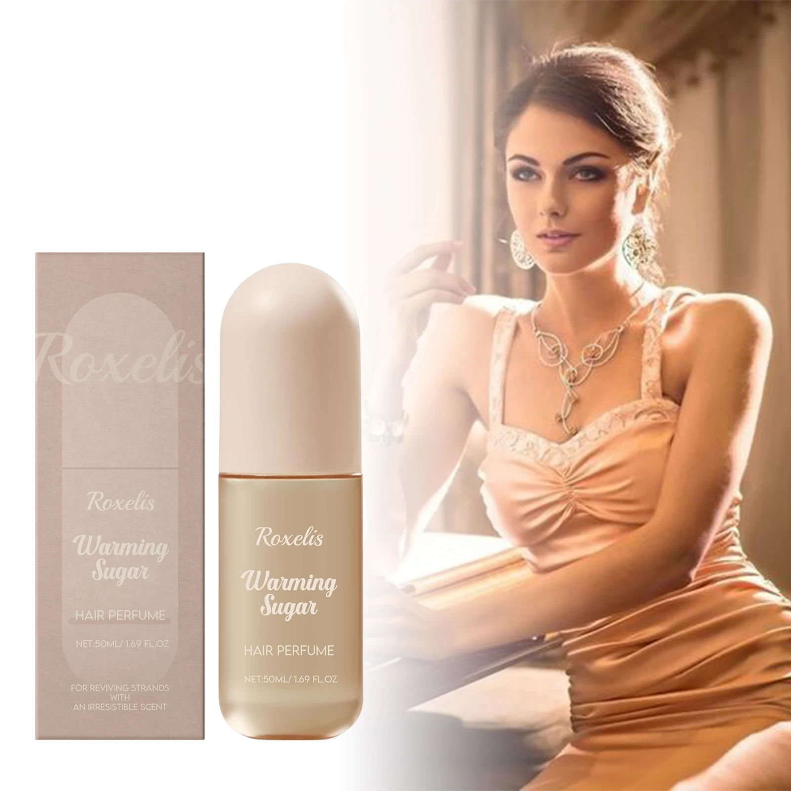 روكسيليس 50 مللي عطر فانيليا ساحر عطر خفيف دافئ رائحة السكر مزيل العرق خالي من الكحول عطر المواعدة البهجة