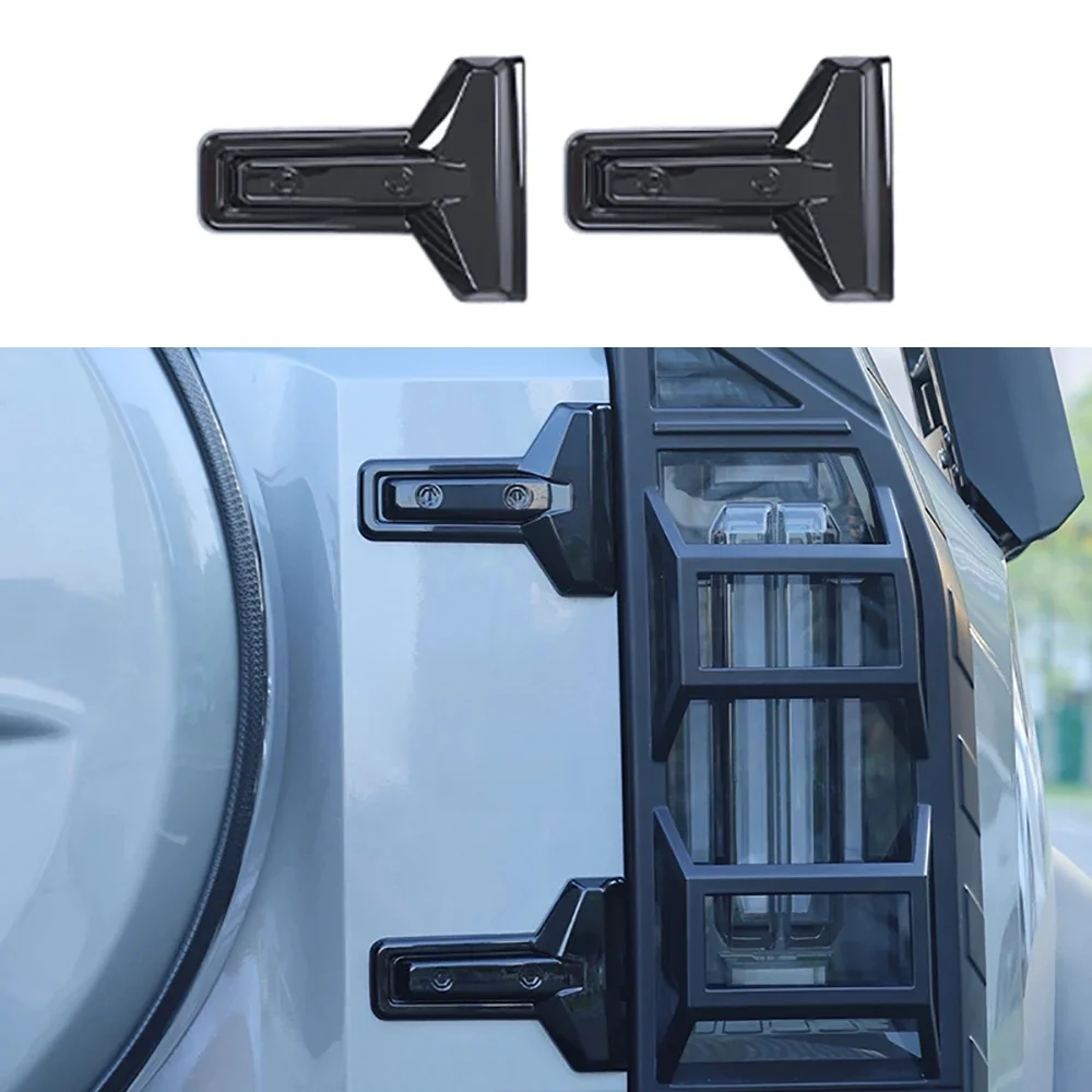 For Chery Jetour Traveler T2 2023 2024 2025 Car Black Tailgate Hinge Cover Modification Styling Accessories Tailgate Hinge Cove