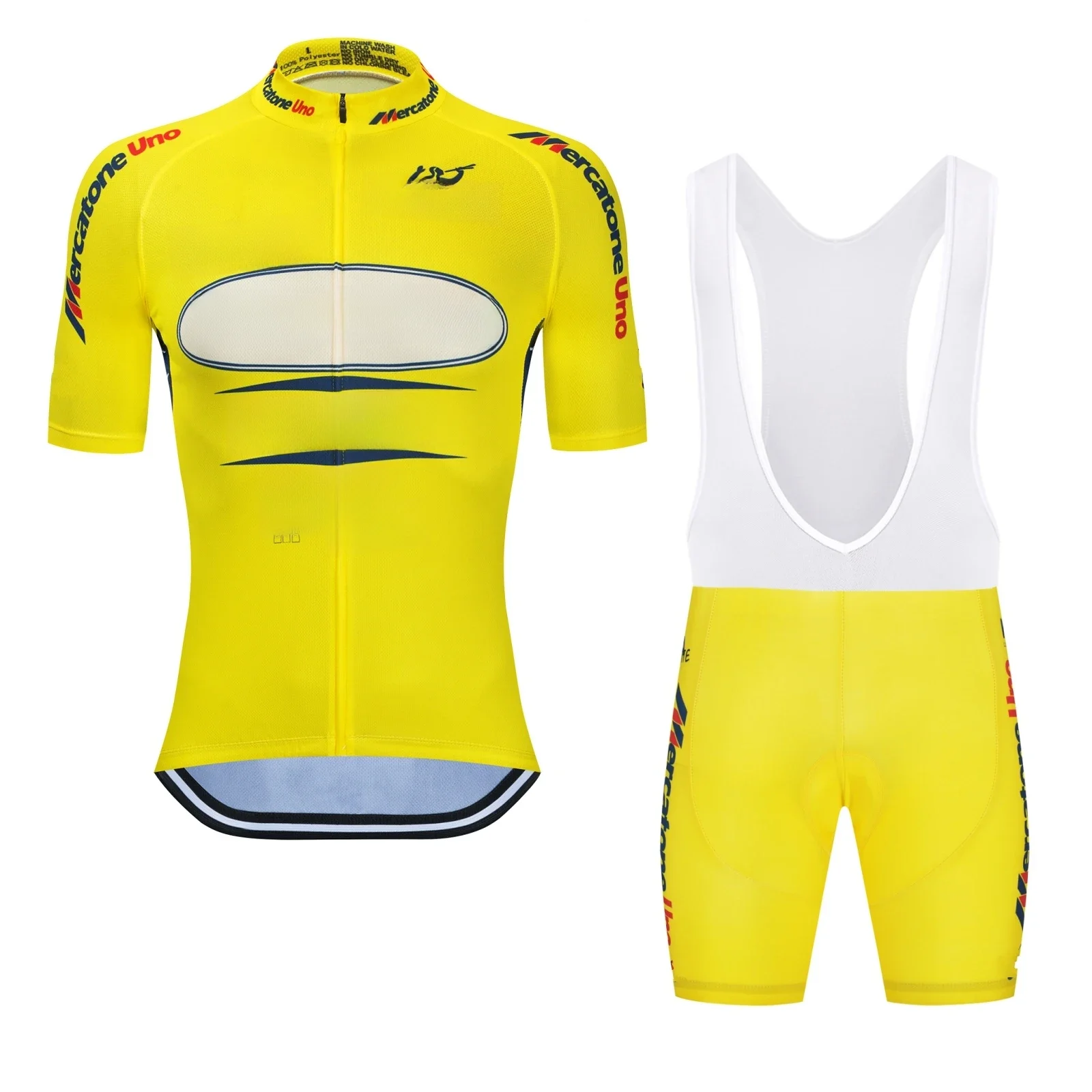 AliExpress SGCIKER Marco Pantani Yellow Cycling Jersey Set Retro Team Mercatone Uno Summer Breathable MTB Bike Clothing Ropa Ciclismo GEL Paddad