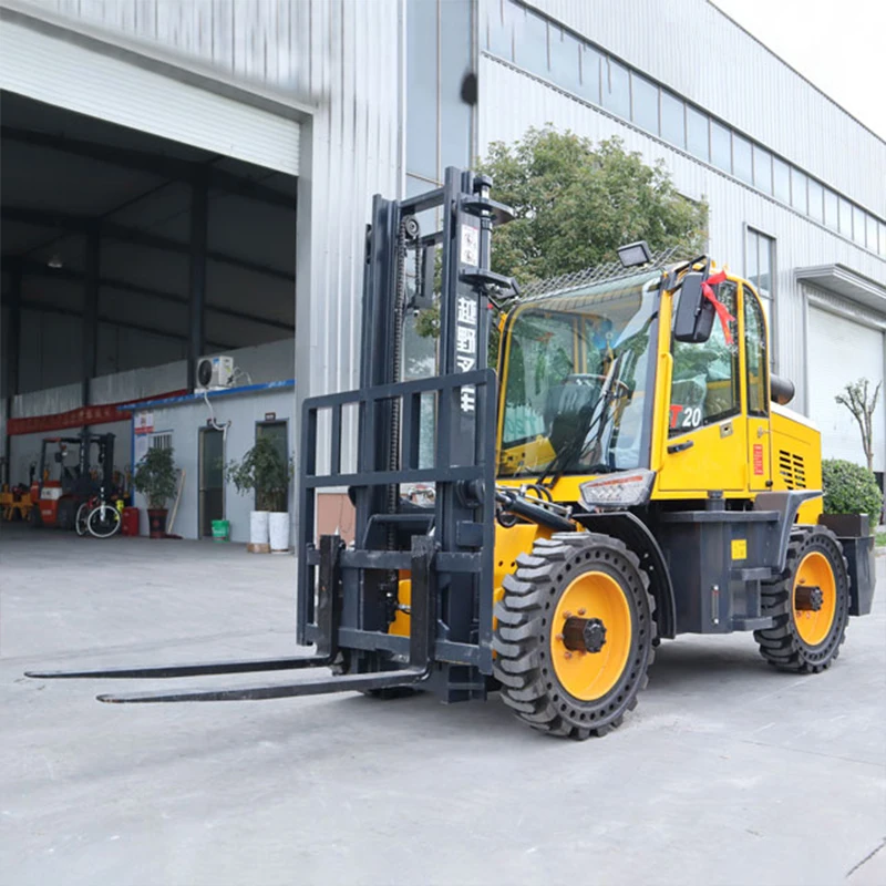Customized 2t Off-Road Forklift | 4WD Diesel 2000kg Lift | For Farm Construction | Fast Shipping