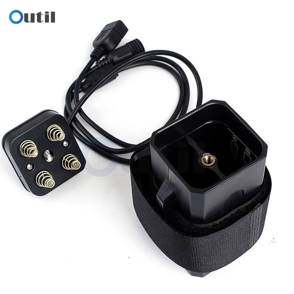 8.4V 18650 Waterproof Battery Box Case 4x18650 Battery Pack Charger Box 5V 2000MA USB/8.4V DC Dual interface 18650 Battery Stora