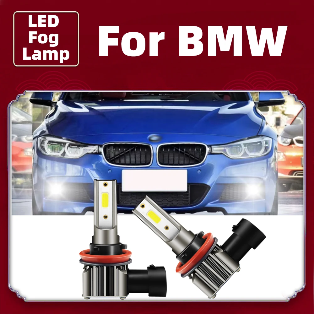 

2x H8 H11 Led Fog Light Bulb 15000LM 6000K White For BMW E92 F34 F31 F33 F83 F32 F82 F36 F10 F21 F45 F23 F22 F87 F46 F30 F80 E93