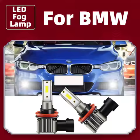 2x H8 H11 Led Fog Light Bulb 15000LM 6000K White For BMW E92 F34 F31 F33 F83 F32 F82 F36 F10 F21 F45 F23 F22 F87 F46 F30 F80 E93