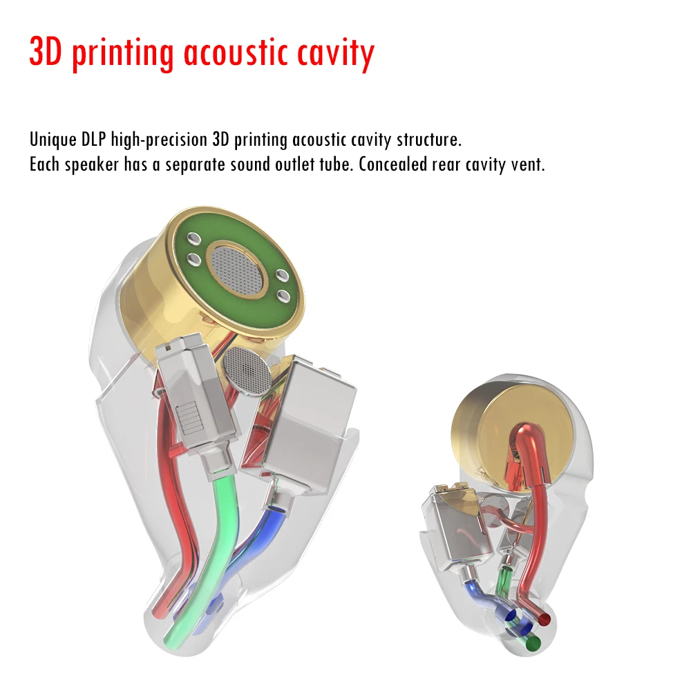Bgvp thhifi face red main 1dd + 2ba tecnologia híbrida na orelha fone de ouvido de metal com música hifi mmcx esporte headphoens cabo destacável