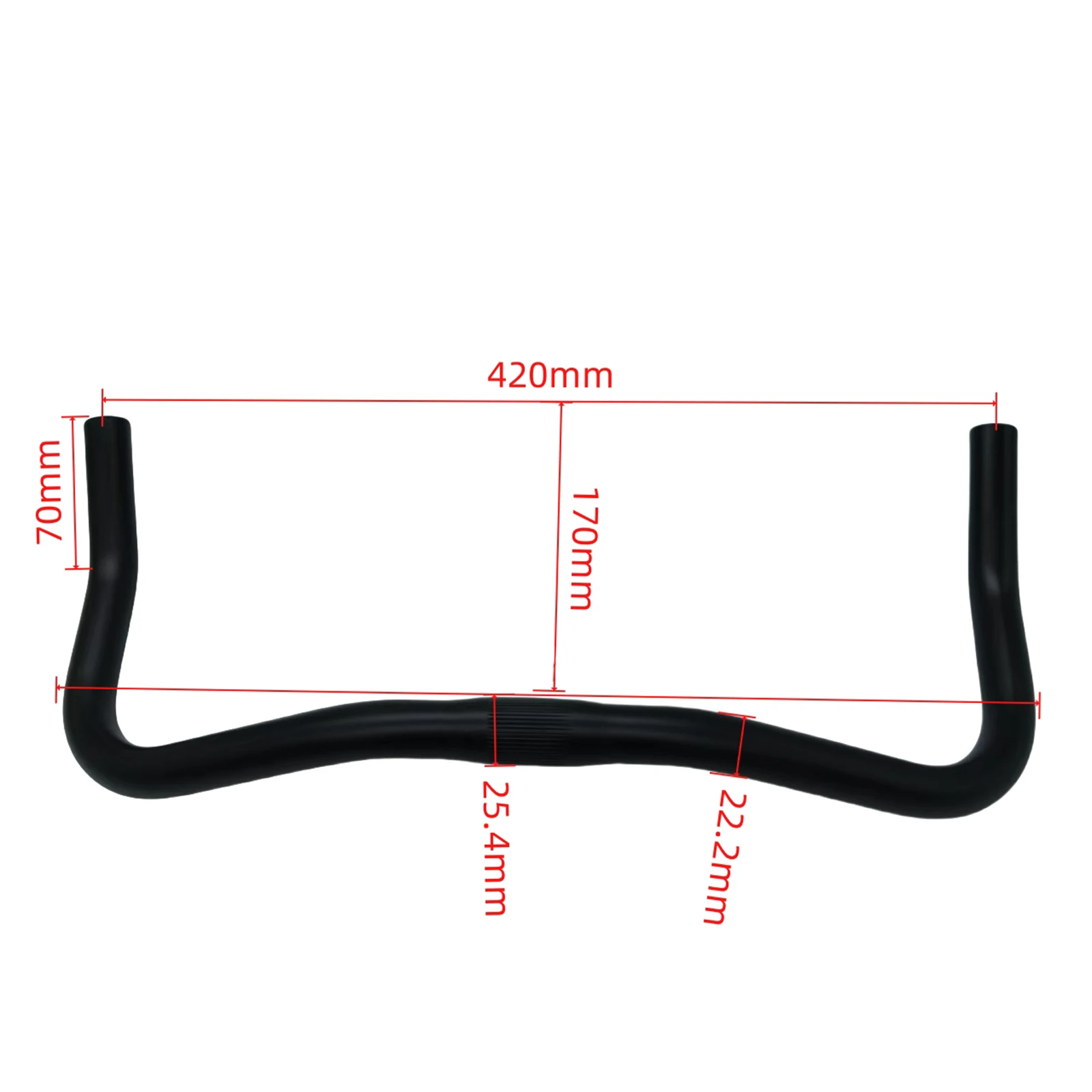 Aluminiumlegierung Rennrad Lenker Mountainbike Lenker Fahrrad Bullhorn Bar für Mountainbikes Rennräder City Bikes – Detail 13