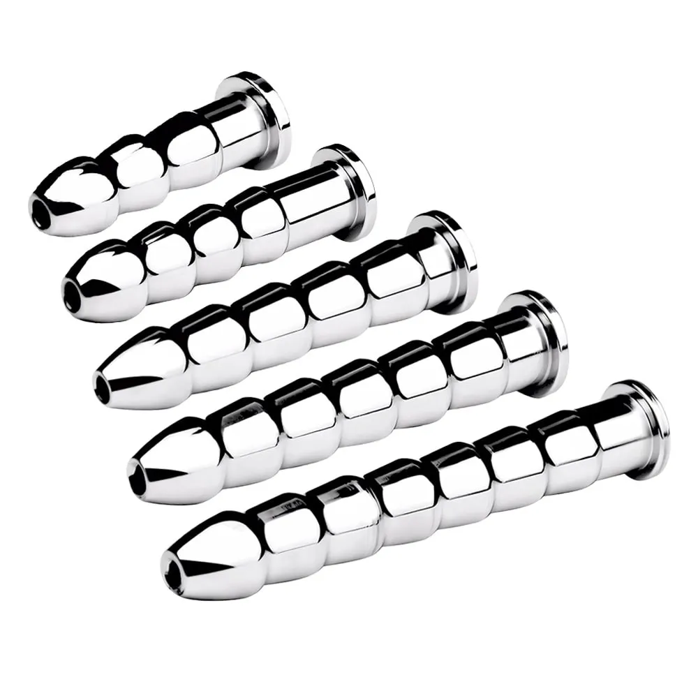 Urethral Dilator Catheter Stainless Steel Sounding Rod Hollow Horse Eye Penis Plug Male Stimulation 9/12/13/14/15mm Adult Toy view 3