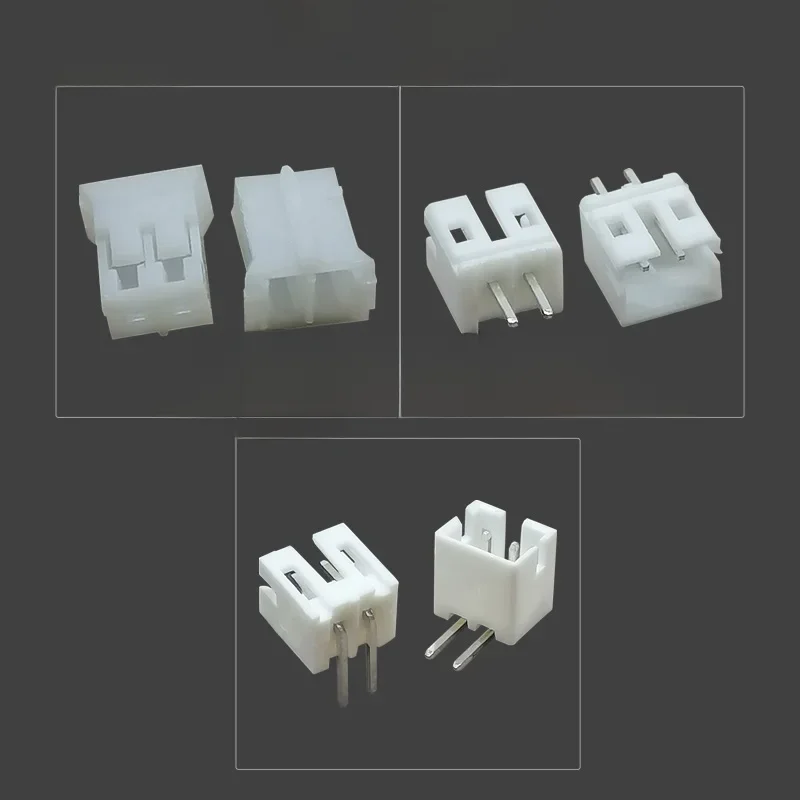 100 pièces 2P JST PH 2.0 prise 2.0mm pas 2 broches mâle et femelle connecteurs d'en-tête de boîtier câble électrique connecteur de fil électrique