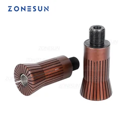 ZONESUN capping head for perfume cap crimping machine capper metal cap press machine capping machine