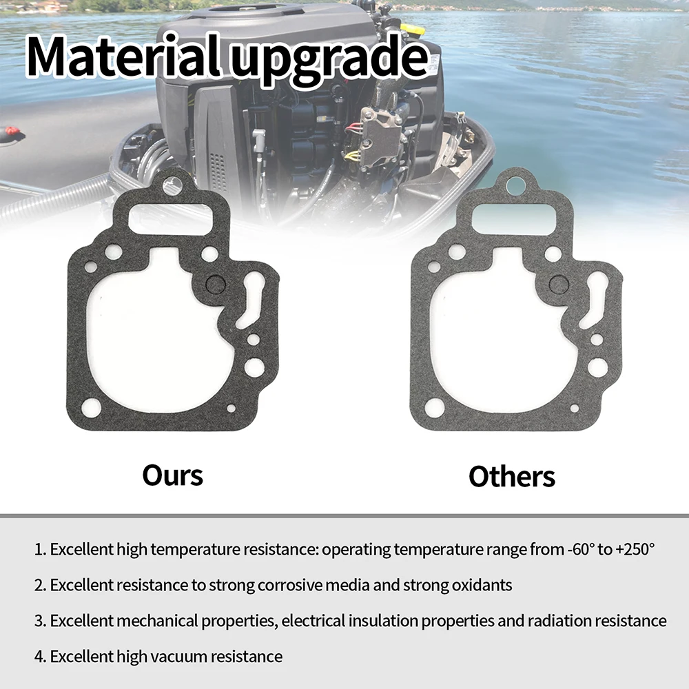 18-7212 Carburetor Repair Kit for Mercury Mariner Force Outboard 6 8 9.9 10 15 20 25 HP Boat Motor Fuel Pump Carb Rebuild Parts