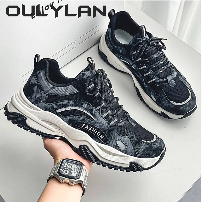 Oulylan Casual Running Shoes Outdoor Sports Sneakers 2024 New Men Breathable Gym Training Athletic Designer Sneaker