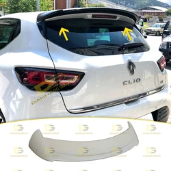 Renault Clio 4 2012 - 2019 Sport Rear Roof Spoiler Wing Raw or Painted High Quality ABS Plastic Clio GT Line RS Kit