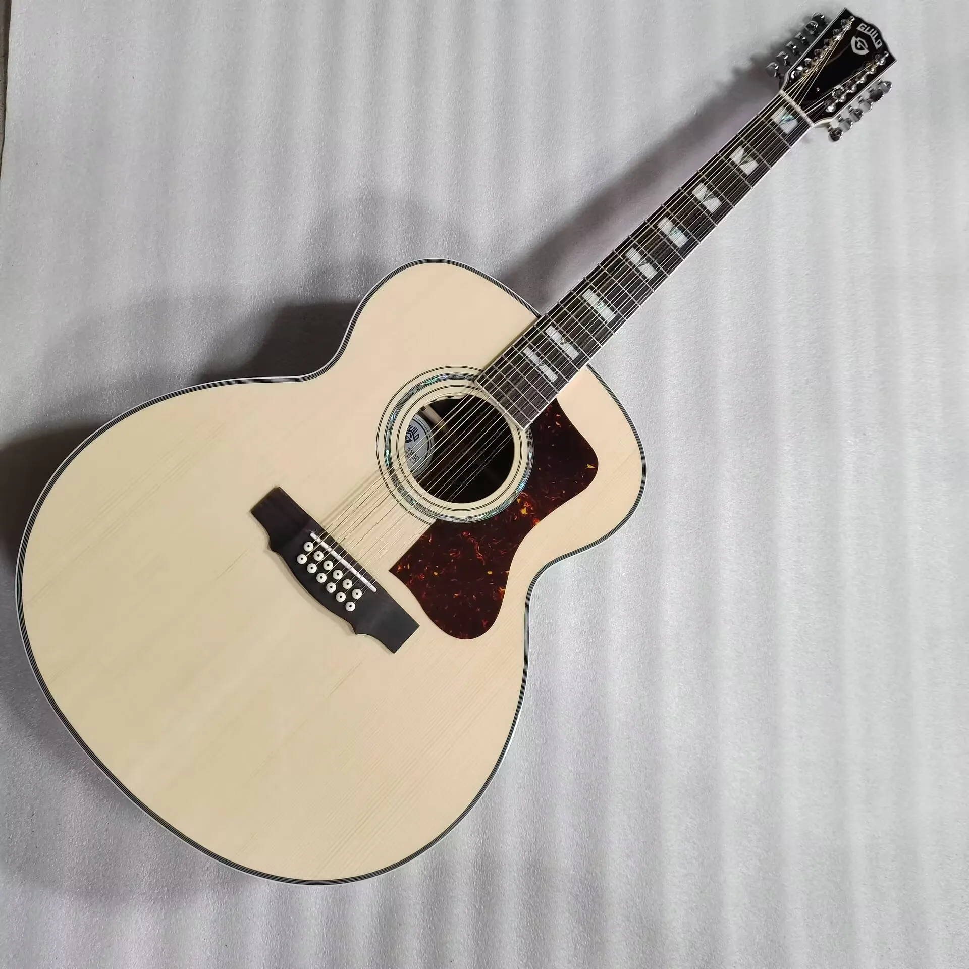 

Guild F512 Acoustic Electric Guitar 12 Strings with soundhole pickups ,Monochromatic -for Advanced Level Players