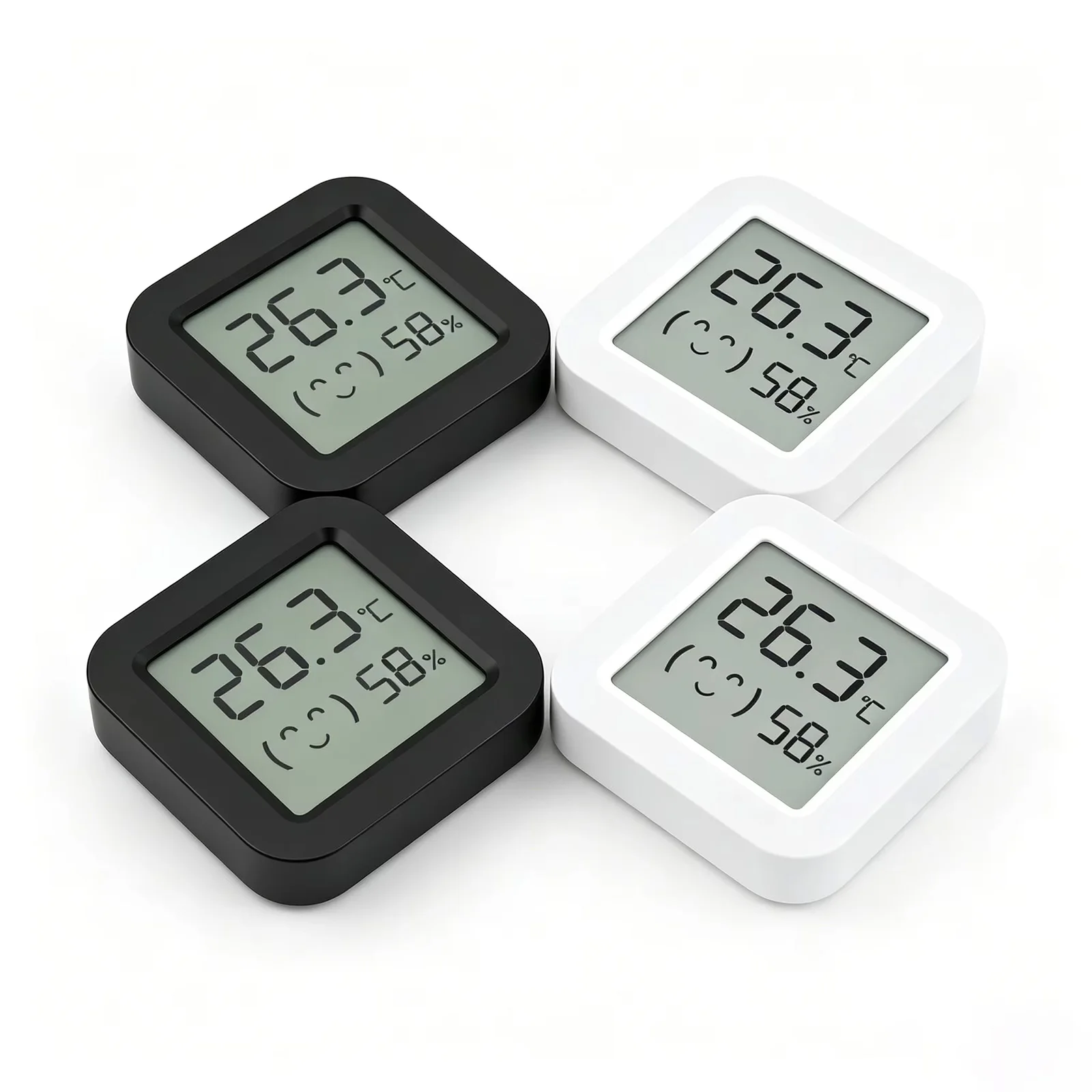 Zigbee 3.0 Temperatur- und Feuchtigkeitssensor, Fernbedienung über eine App, Thermometer für das Smart Home, kompatibel mit Tuya Smart Life und Yandex Z2mQTT.