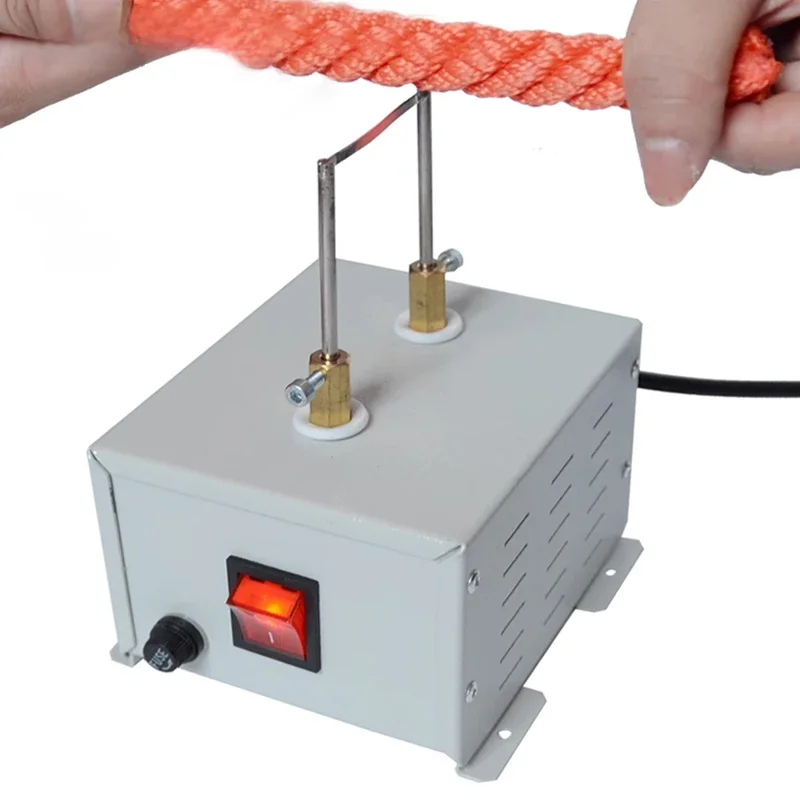 220V Hot Nylon Rope Cutter Cutting Knife Thermal Cutter Heat Webbing Cutting Tool Electric Rope Cutter for Tube Ribbon Plastics