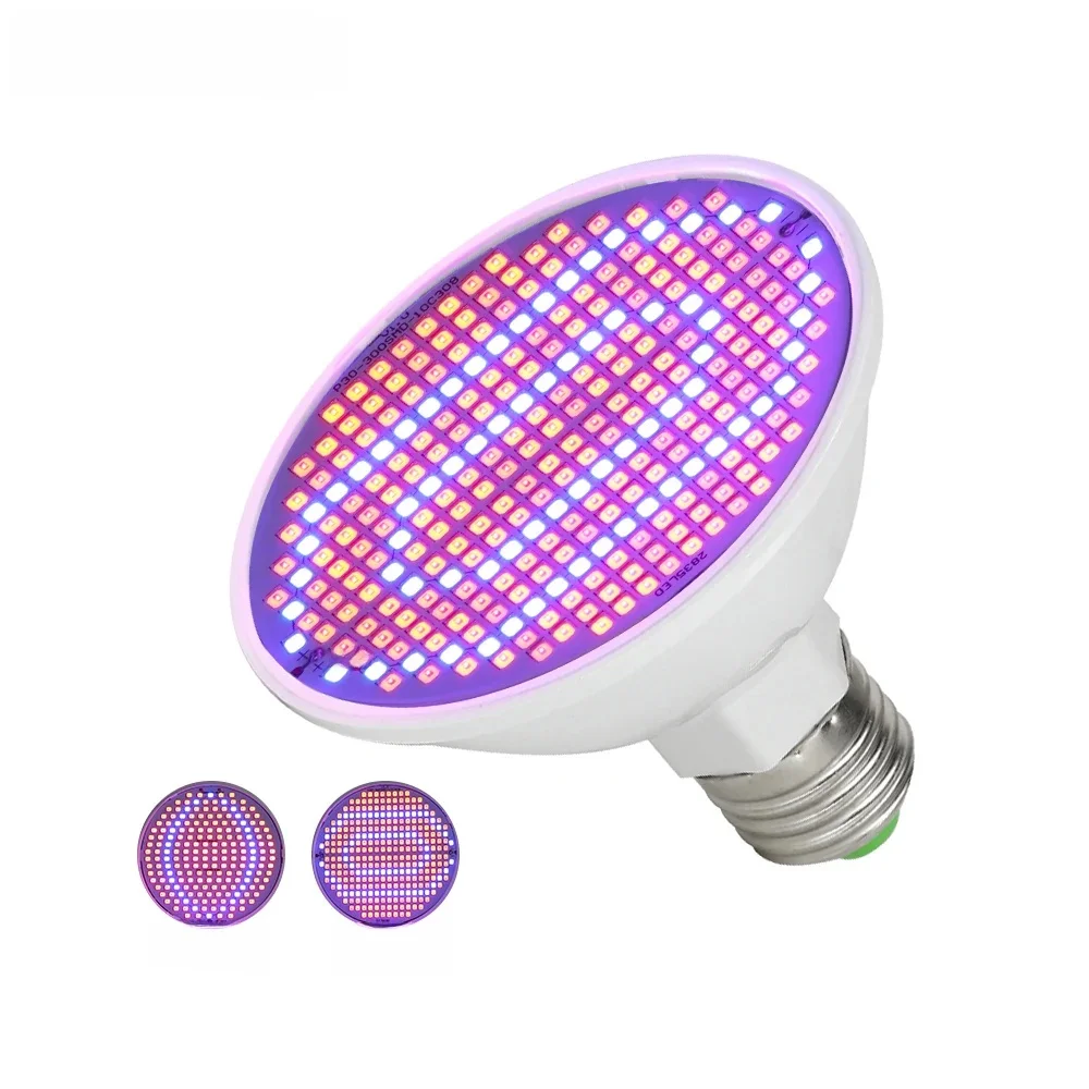 E27 LED plante poussent la lumière lampe à LED projecteur ampoule AC85-265V spectre complet intérieur hydroponique fleur semis LED Phyto lampe