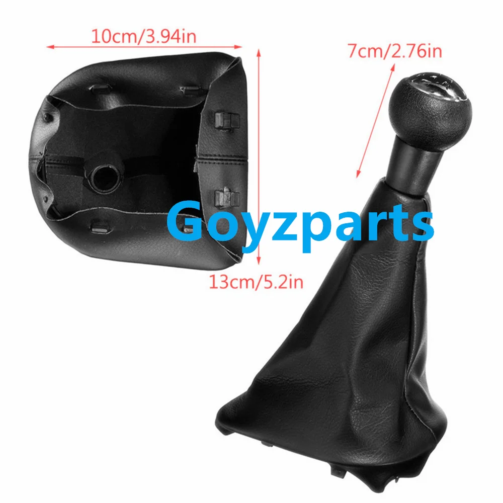 

5 Speed Gear Shift Knob With Collars Gear Shift for Peugeot 207 301 307 308 407 3008 5008 for Citroen C3 C5