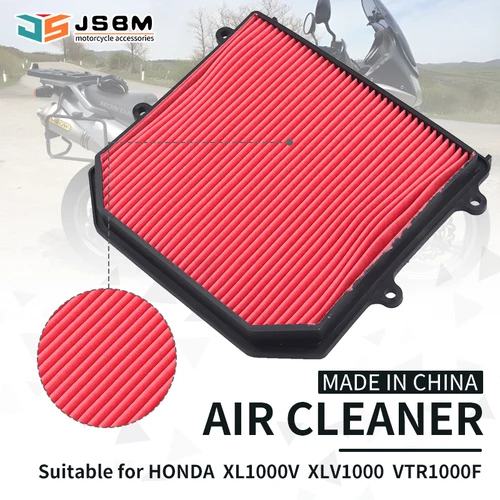 JSBM accesorios de motocicleta filtro de aire limpiador para admisión para Honda XL1000V XL1000 V VA Varadero ABS 2003 2004 2009 2005-2013