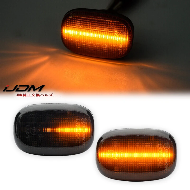 For Toyota Avensis Verso Carina Celina Corolla Camry Caldina Harrier Hilux LED Turn Signal Side Marker Light Dynamic Flasher Bl