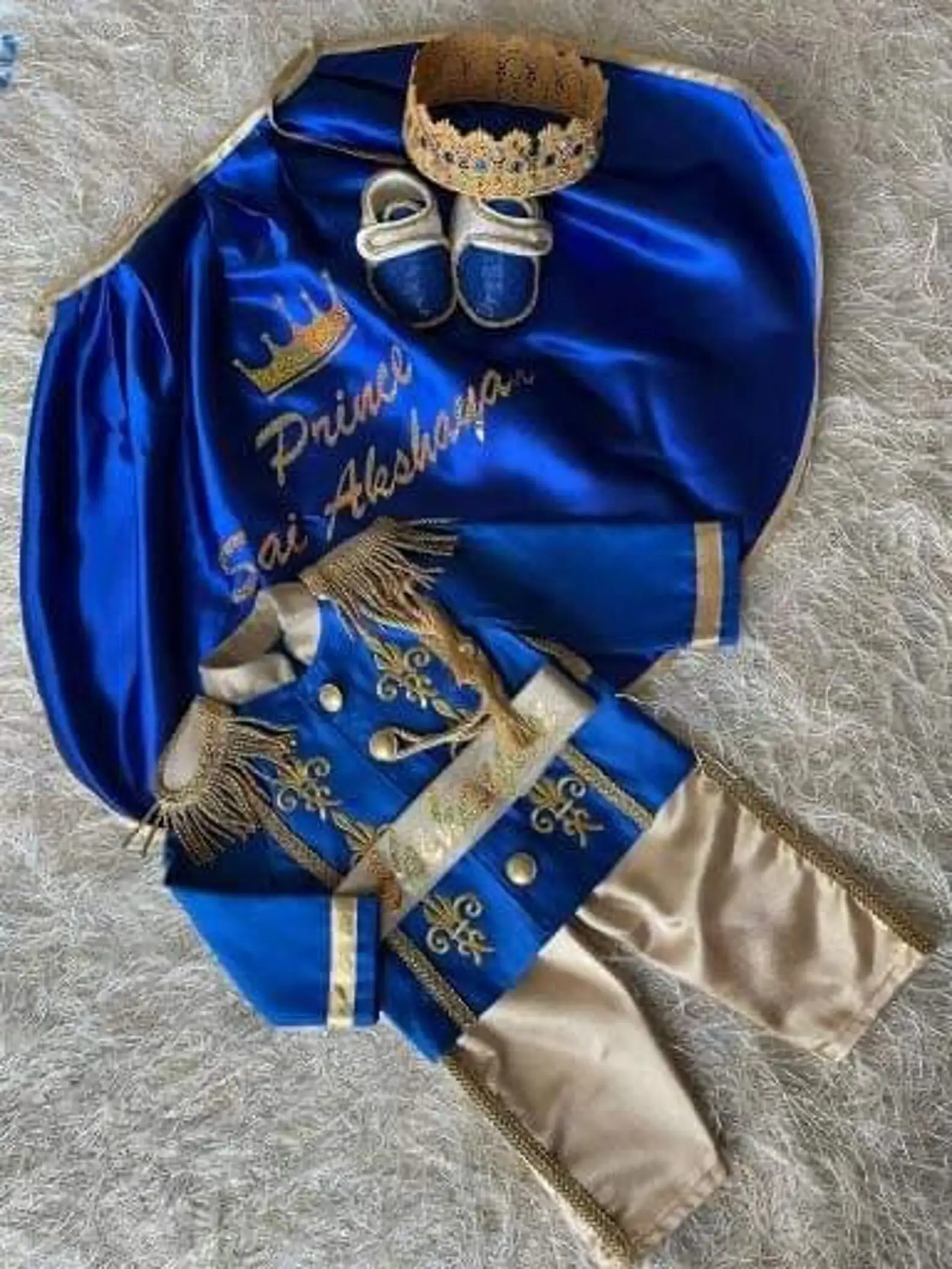婴儿王子装 Mawlid/割礼庆典服 华丽礼服 - usage example
