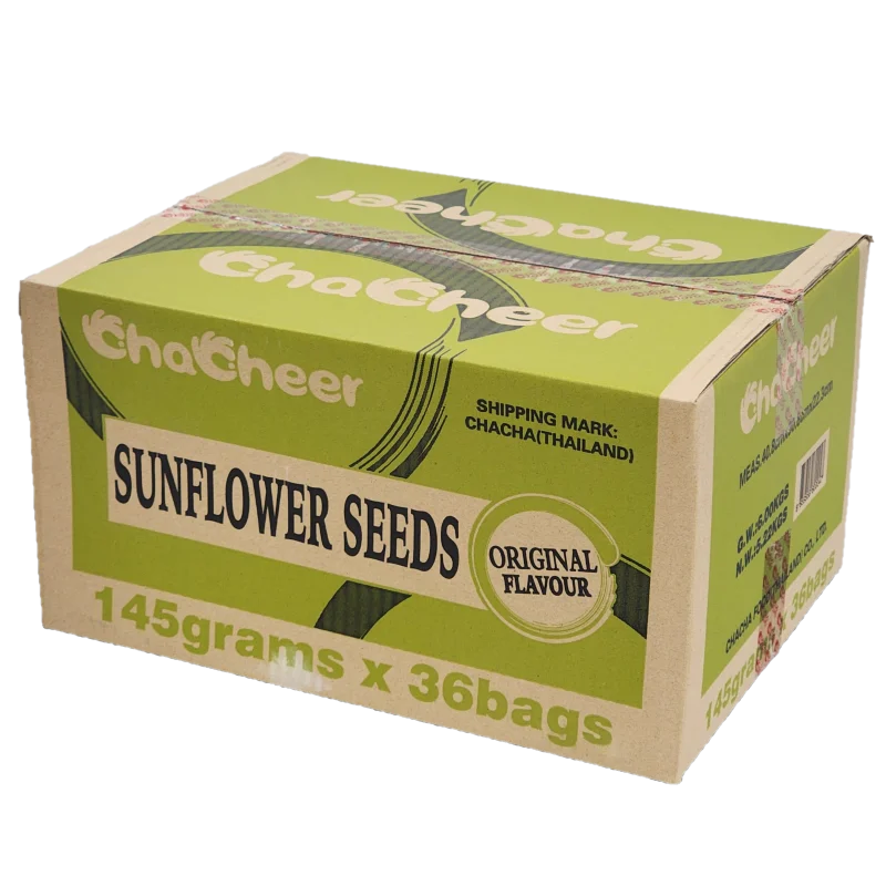 ChaCha sunflower seeds savory taste 145g/36bags/1box-Chacheer sunflower seeds spicy flavor 145g/36bags/1BOX