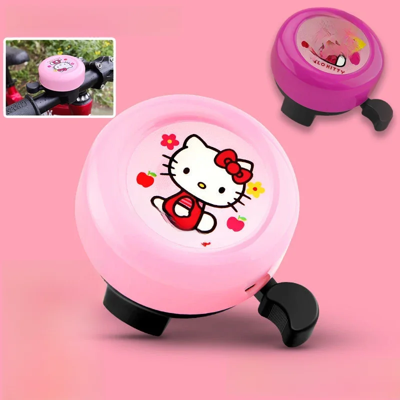 AliExpress Sanrio Hello Kitty Bicycle Bell Anime Child Cycling Safety Bicycle Horn Cartoon Bike Mtb Stunt Scooter Horn