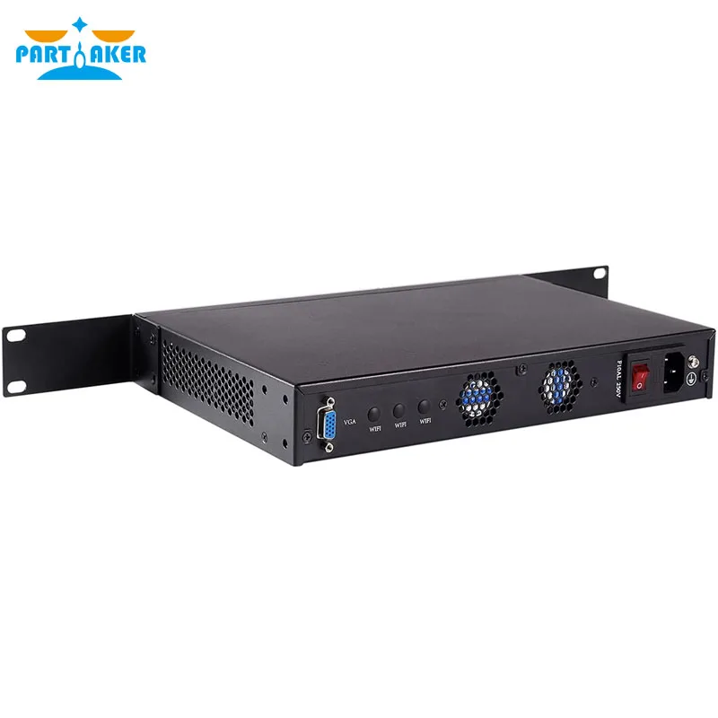Aparelho Firewall Partaker R3 com 6 Gigabyte LAN Intel D525 1.8Ghz 2G RAM 32G SSD Opnsense Pfsense