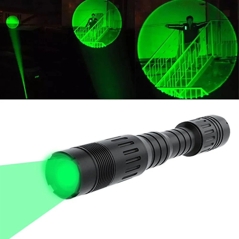 

Subzero Green Laser Flashlight Handheld High Power Long Distance Adjustable Laser Designator