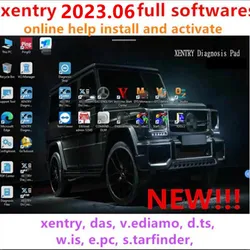 Newest 2023.06 MB STAR sd C4/C5/C6 software xentry/DAS install or update online xentry 2023.06 passthru version for openport 2.0