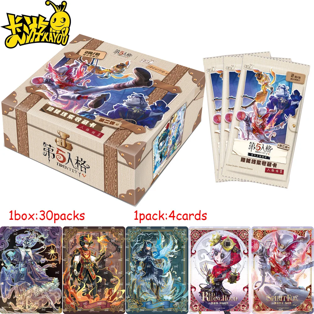 2026 KAYOU Original Identity V Karte Verborgene Hinweispackung Serie 2 Limitierte Auflage Seltene Sammelkarte Kinderspielzeug CCG TCG
