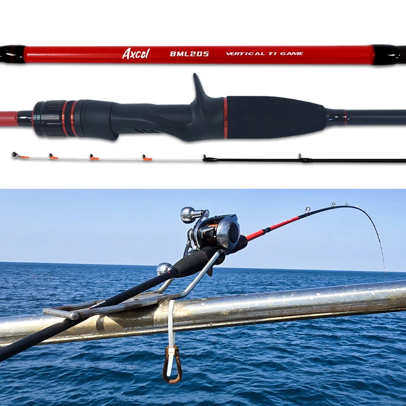 Imagem -03 - Tai-rubber Fishing Rod Spinning Casting Boat Pesca de Brema Marítima