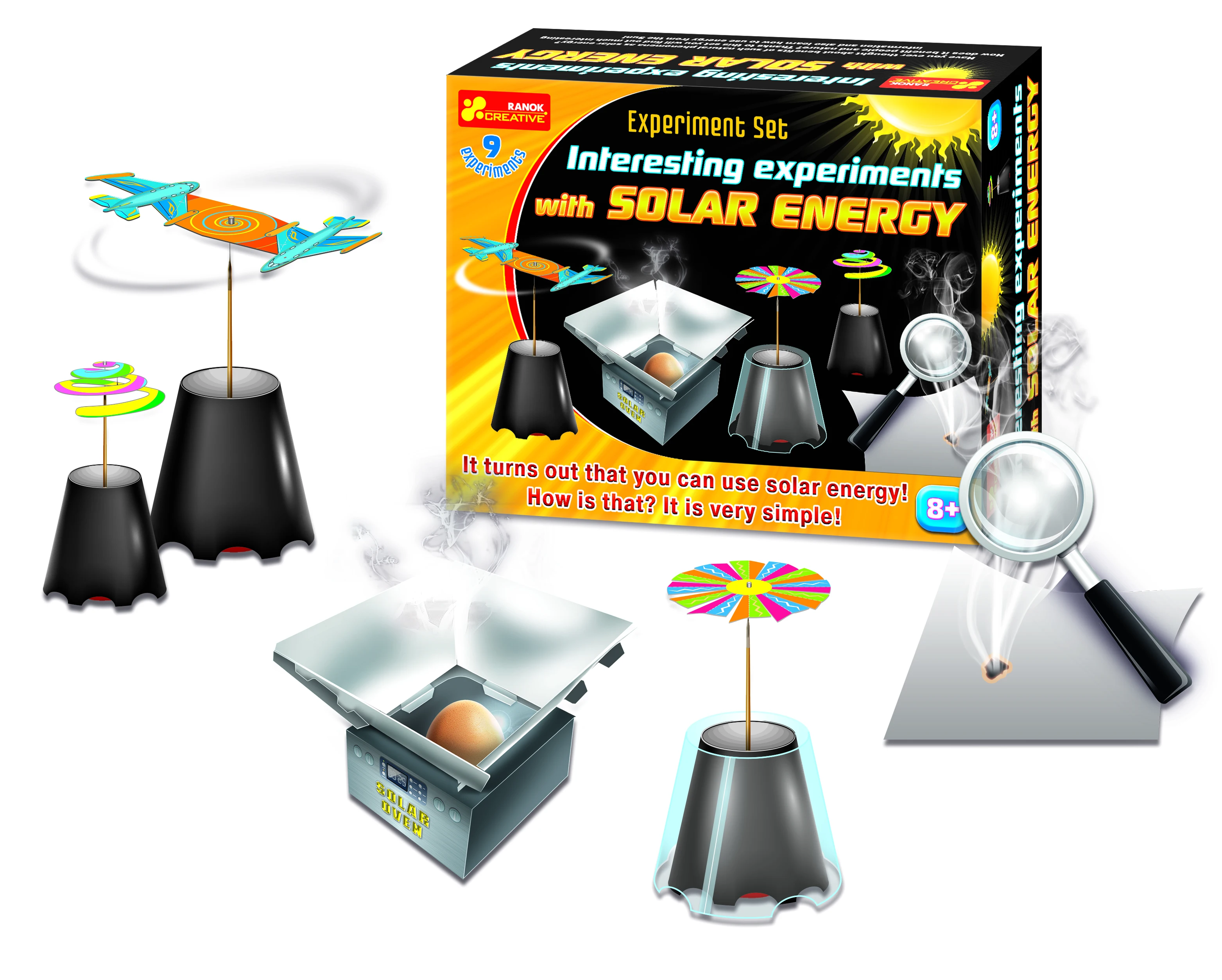 Solar science experiments kids toys